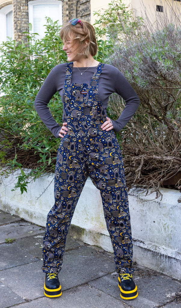 Trash Pandas Stretch Twill Dungarees – Run and Fly