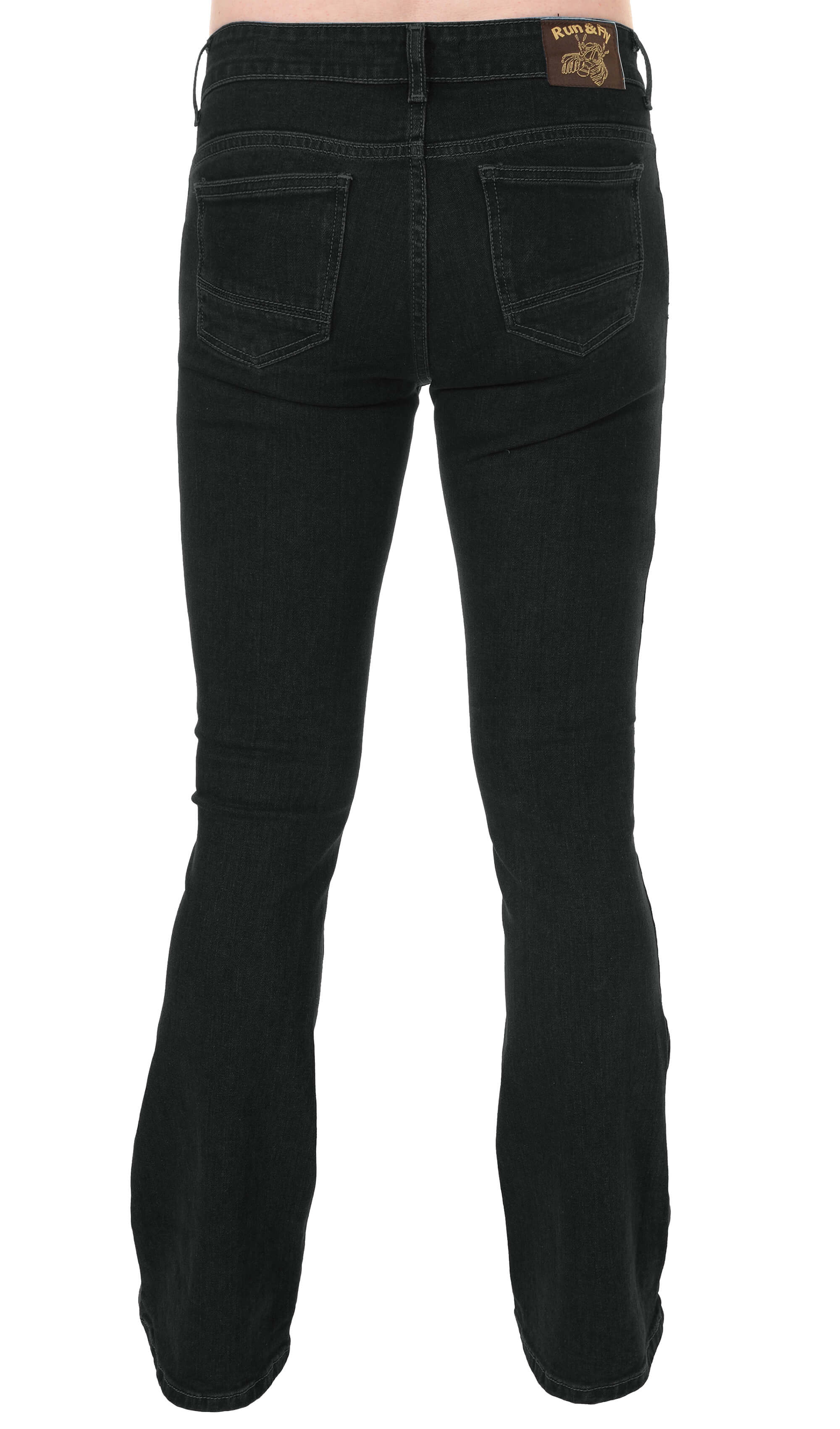 Mens RR steven bootcut black store denim