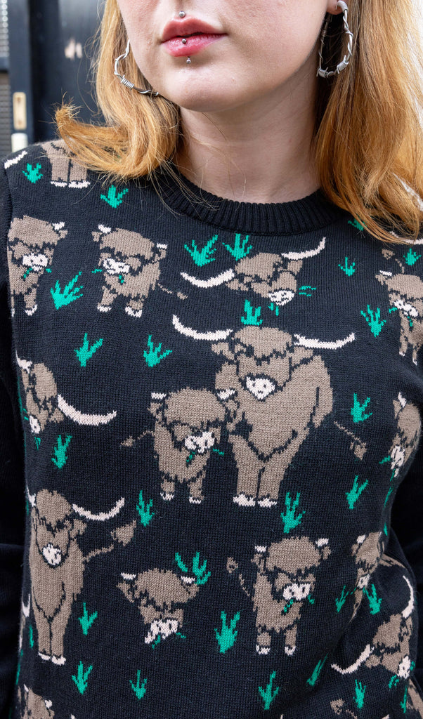 Highland Cows Jumper – Run and Fly